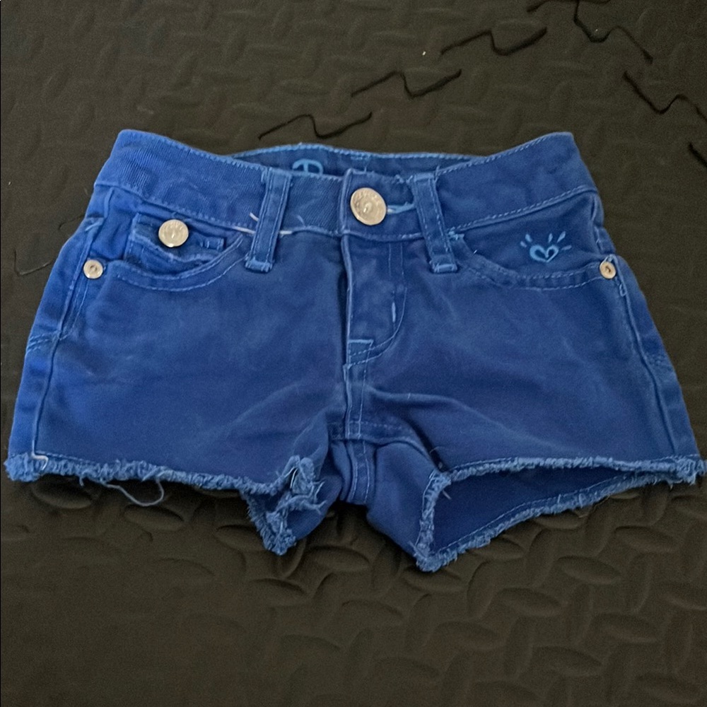 Justice Blue Denim Cut-Off Shorts